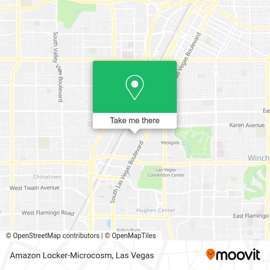 Mapa de Amazon Locker-Microcosm