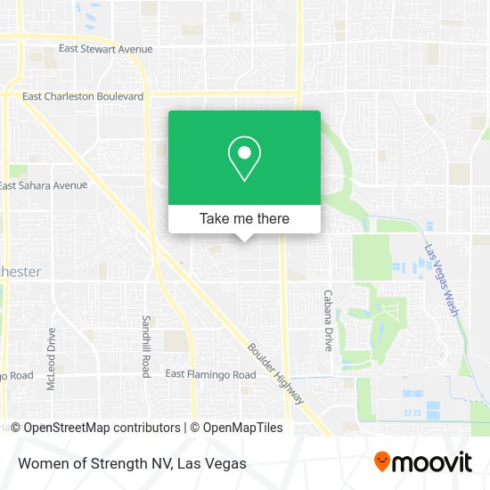 Women of Strength NV map