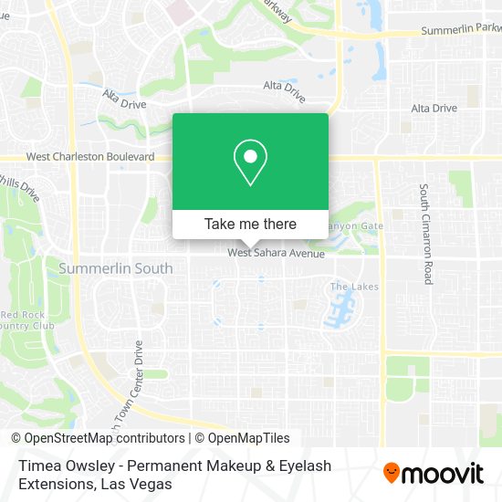 Mapa de Timea Owsley - Permanent Makeup & Eyelash Extensions