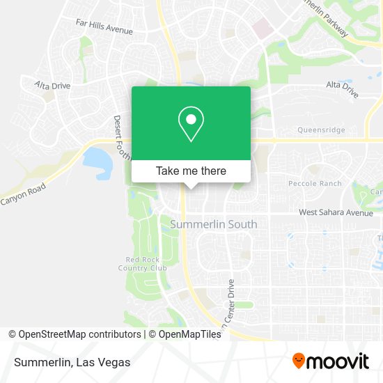 Mapa de Summerlin