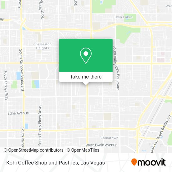 Kohi Coffee Shop and Pastries map