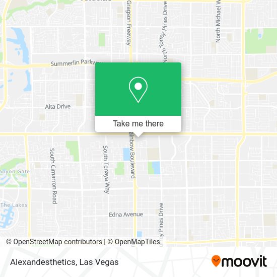Alexandesthetics map