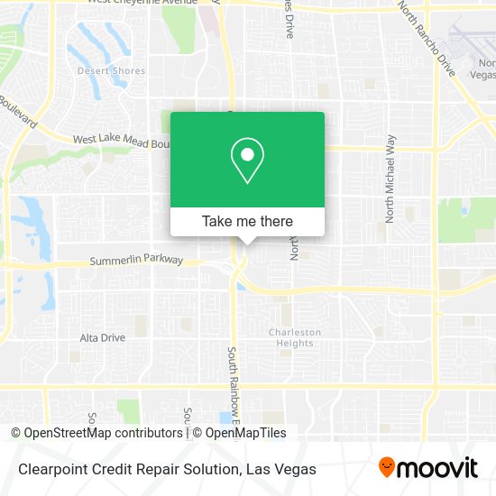 Mapa de Clearpoint Credit Repair Solution