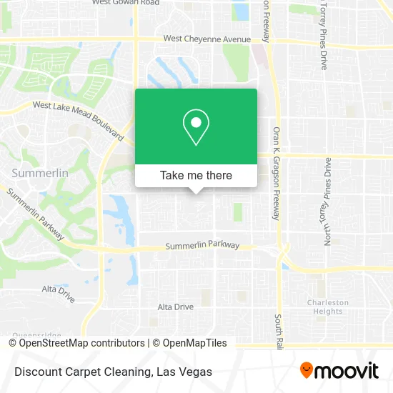 Discount Carpet Cleaning map