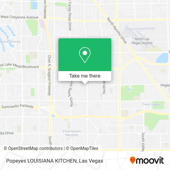 Popeyes LOUISIANA KITCHEN map