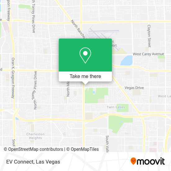 Mapa de EV Connect