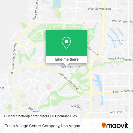 Trails Village Center Company map