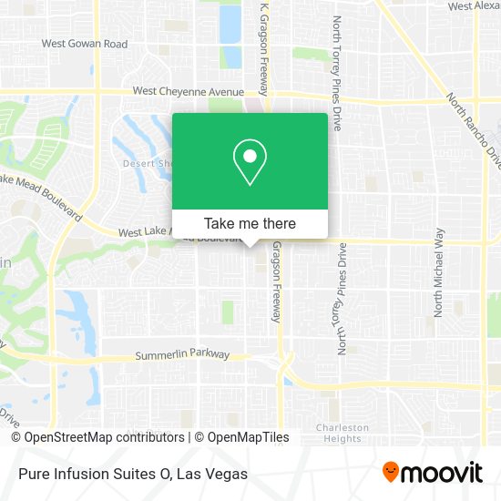 Pure Infusion Suites O map