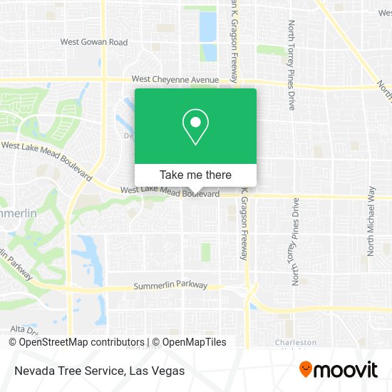 Nevada Tree Service map