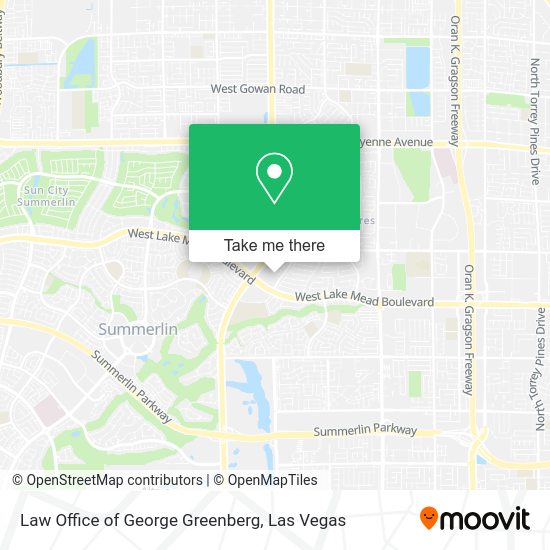 Law Office of George Greenberg map
