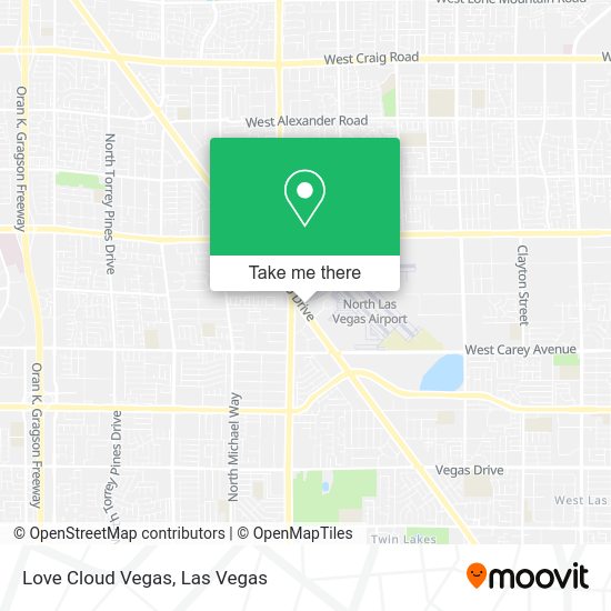 Mapa de Love Cloud Vegas