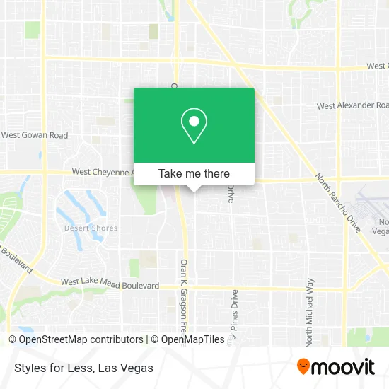 Mapa de Styles for Less