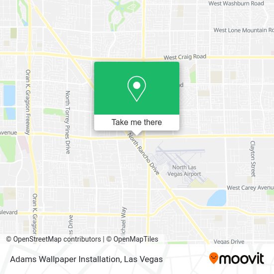 Adams Wallpaper Installation map