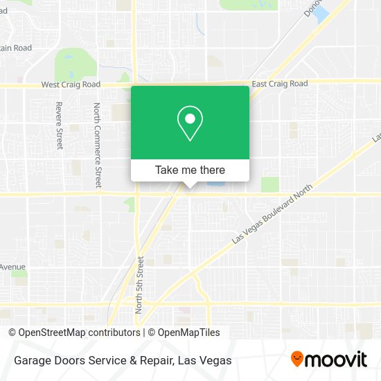 Garage Doors Service & Repair map