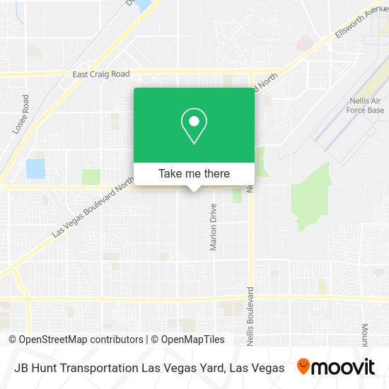 JB Hunt Transportation Las Vegas Yard map