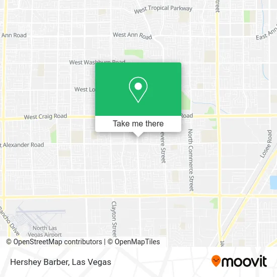 Hershey Barber map