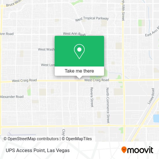 UPS Access Point map