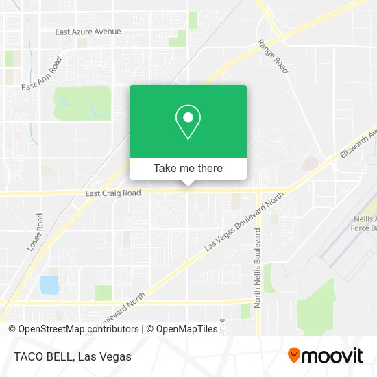 Mapa de TACO BELL