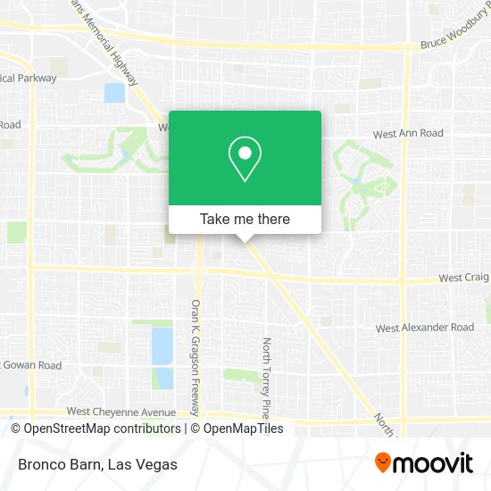 Mapa de Bronco Barn