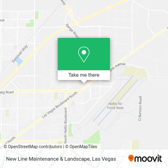 New Line Maintenance & Landscape map
