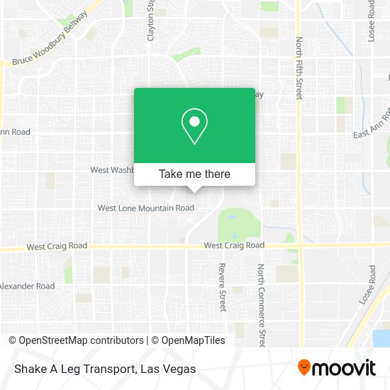 Mapa de Shake A Leg Transport