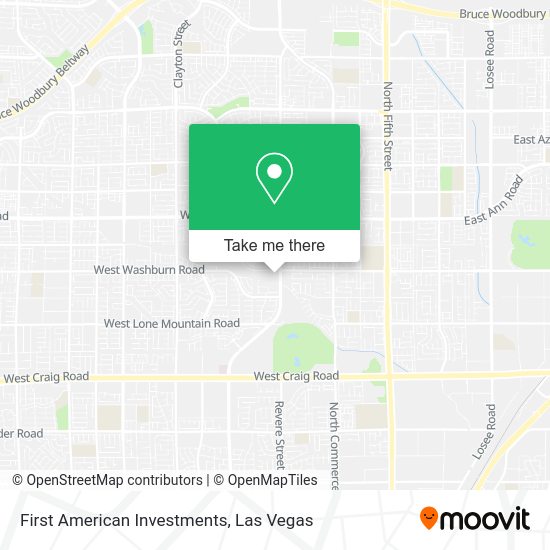 Mapa de First American Investments