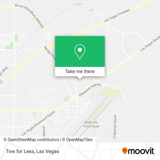 Mapa de Tow for Less