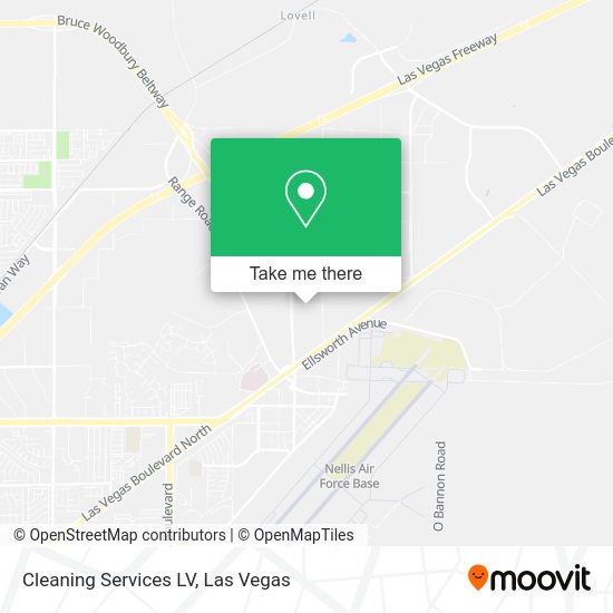 Cleaning Services LV map
