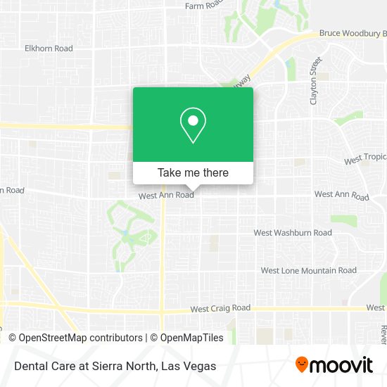 Mapa de Dental Care at Sierra North