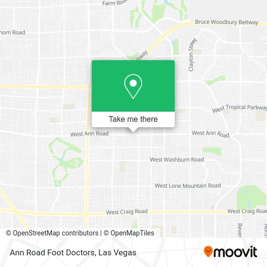 Mapa de Ann Road Foot Doctors