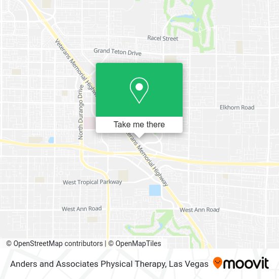 Anders and Associates Physical Therapy map