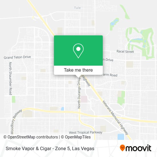 Smoke Vapor & Cigar - Zone 5 map