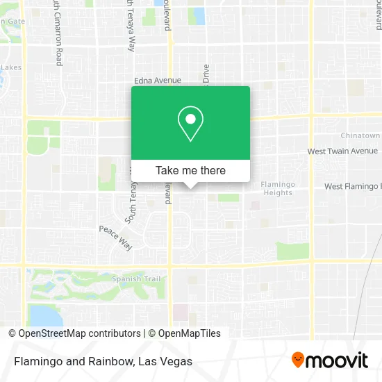 Flamingo and Rainbow map