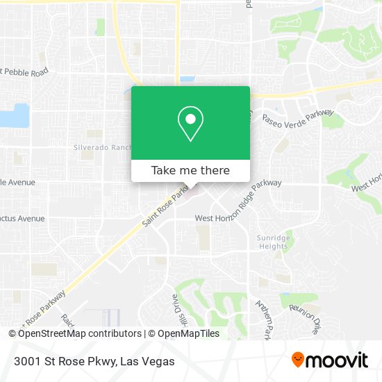 3001 St Rose Pkwy map