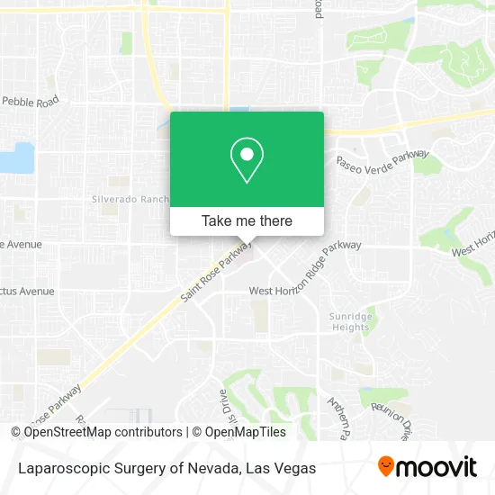 Mapa de Laparoscopic Surgery of Nevada