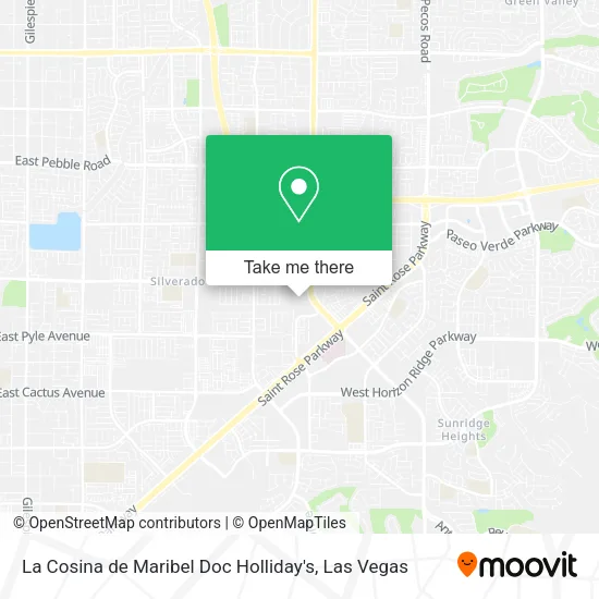 La Cosina de Maribel Doc Holliday's map