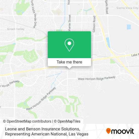 Leone and Benson Insurance Solutions, Representing American National map
