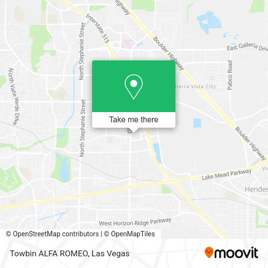 Towbin ALFA ROMEO map