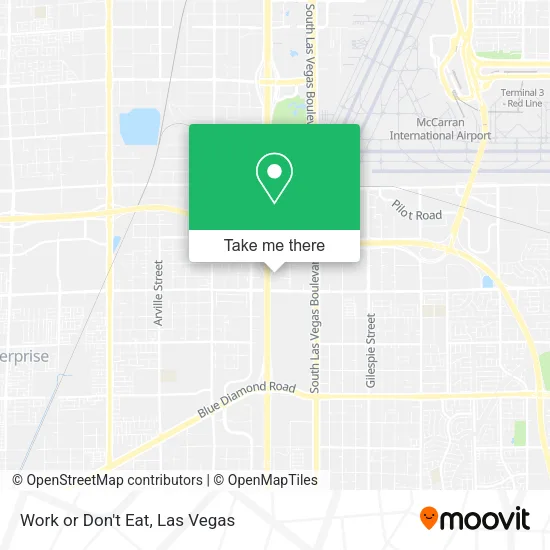 Mapa de Work or Don't Eat