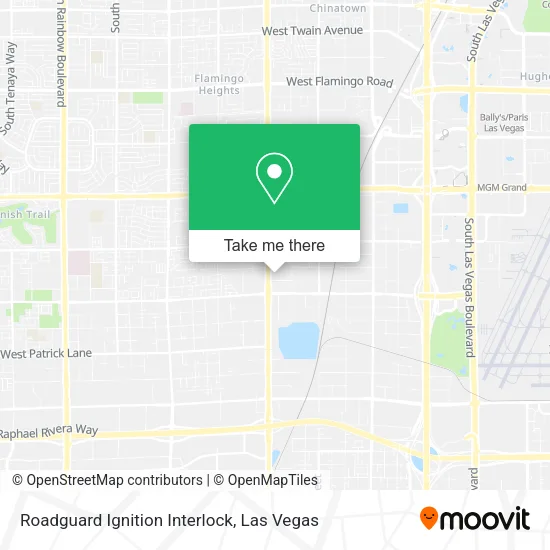 Mapa de Roadguard Ignition Interlock