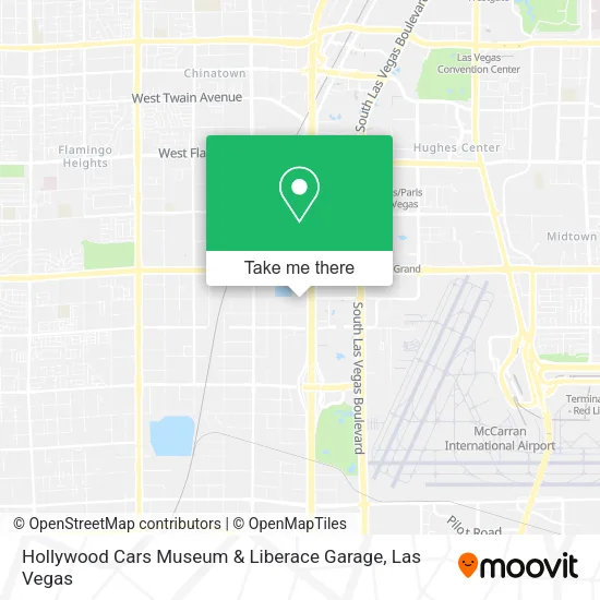 Hollywood Cars Museum & Liberace Garage map
