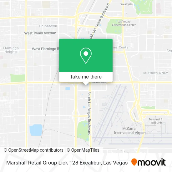 Marshall Retail Group Lick 128 Excalibur map