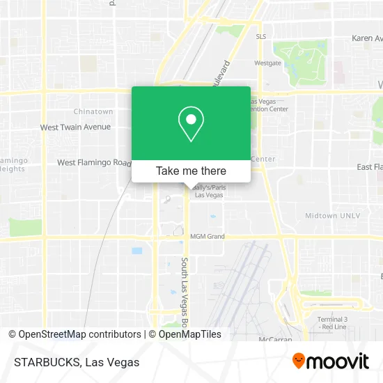 STARBUCKS map