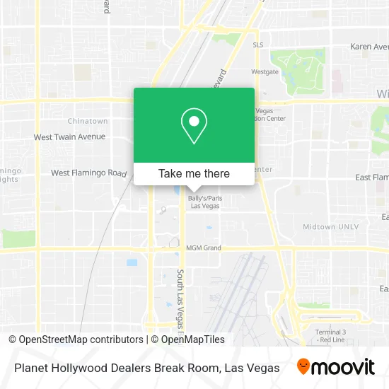 Planet Hollywood Dealers Break Room map