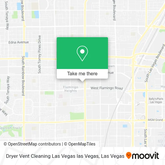 Dryer Vent Cleaning Las Vegas las Vegas map