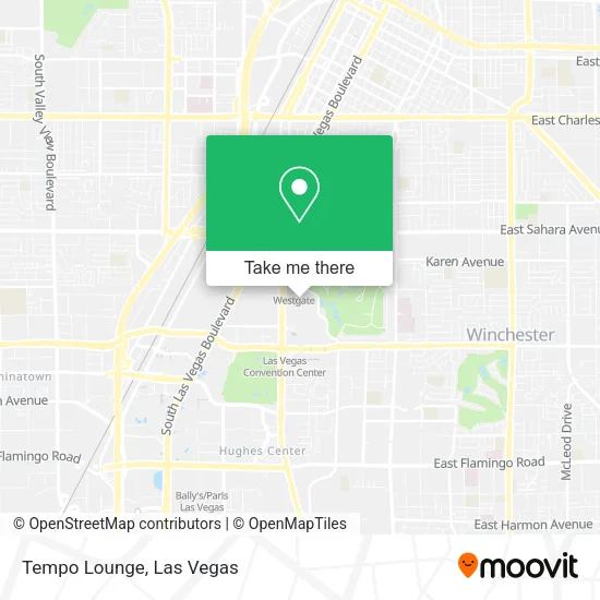 Tempo Lounge map