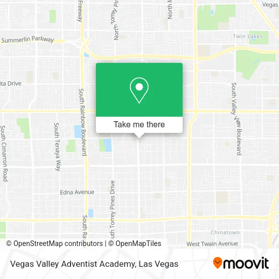 Vegas Valley Adventist Academy map