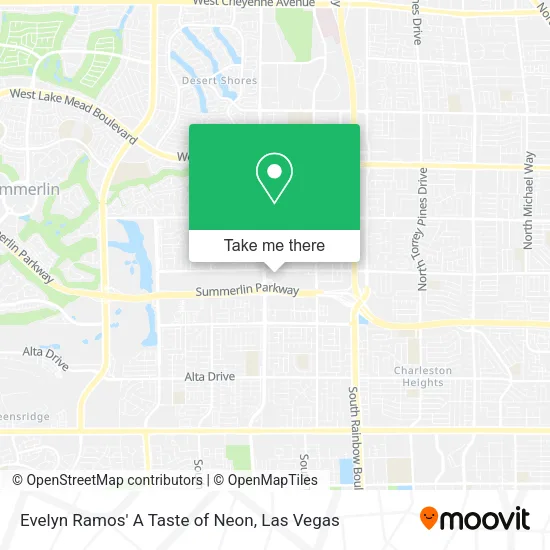 Evelyn Ramos' A Taste of Neon map