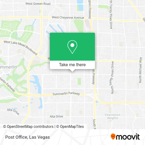 Post Office map