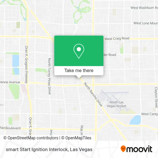 smart Start Ignition Interlock map